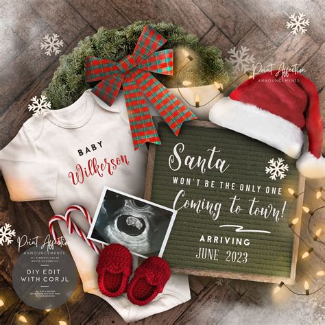 pregnant christmas captions|More.